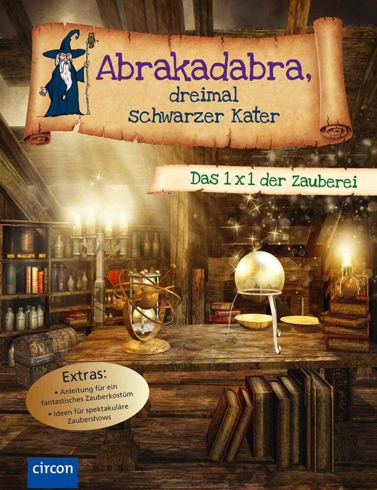 Abrakadabra, dreimal schwarzer Kater (Karolin Küntzel)