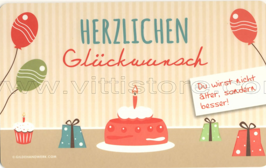 Gilde Brettchen "Herzlichen Glückwunsch"