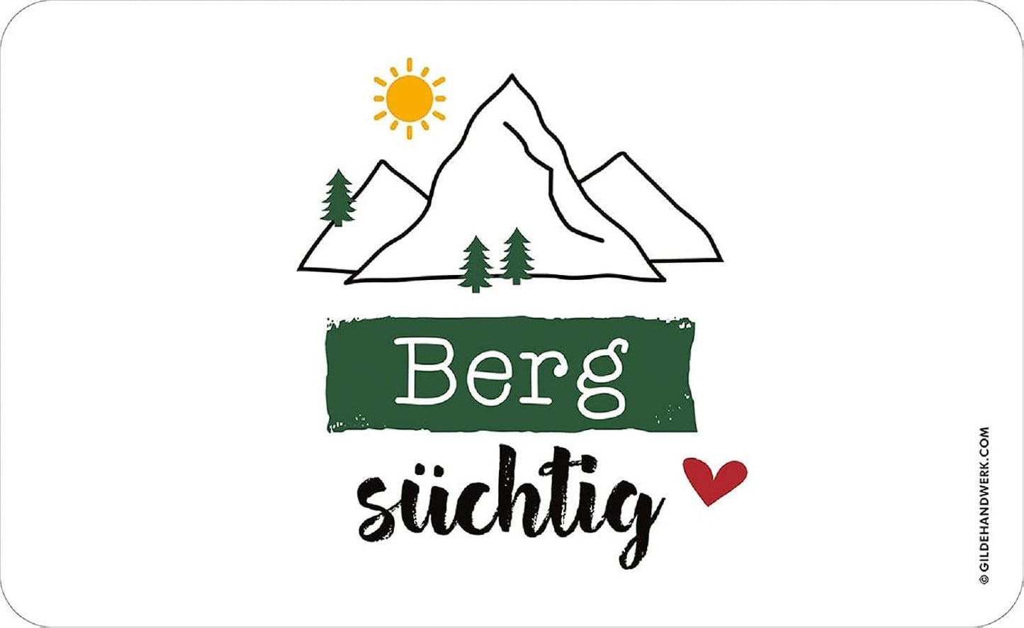 Gilde Brettchen "Berg süchtig"