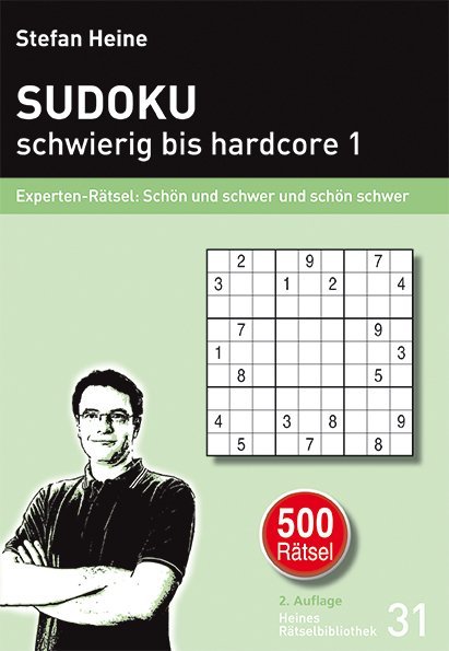 Sudoku schwierig bis hardcore 1.Bd.1 (Stefan Heine)