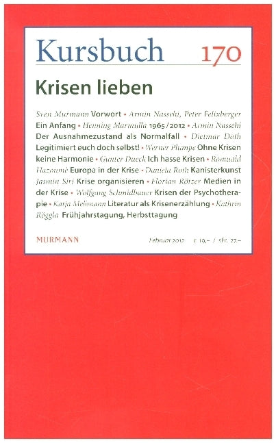 Kursbuch Nr. 170 (Armin Nassehi)