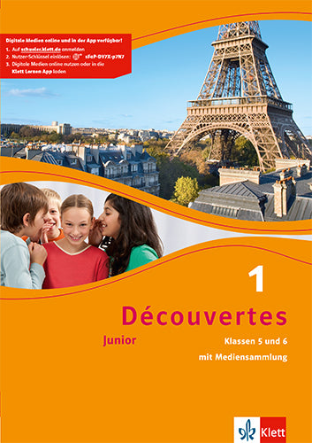 Découvertes 1. Junior für Klassen 5 und 6, m. 1 Beilage