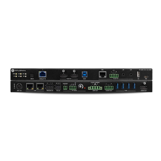 Atlona AT-OME-CS31-SA-HDBT HDMI- und HDBaseT-Switcher mit USB-Hub und Verstärker