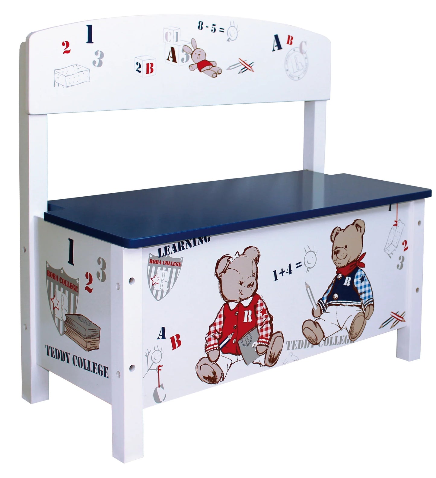 Truhenbank 'Teddy College', Kindersitzbank