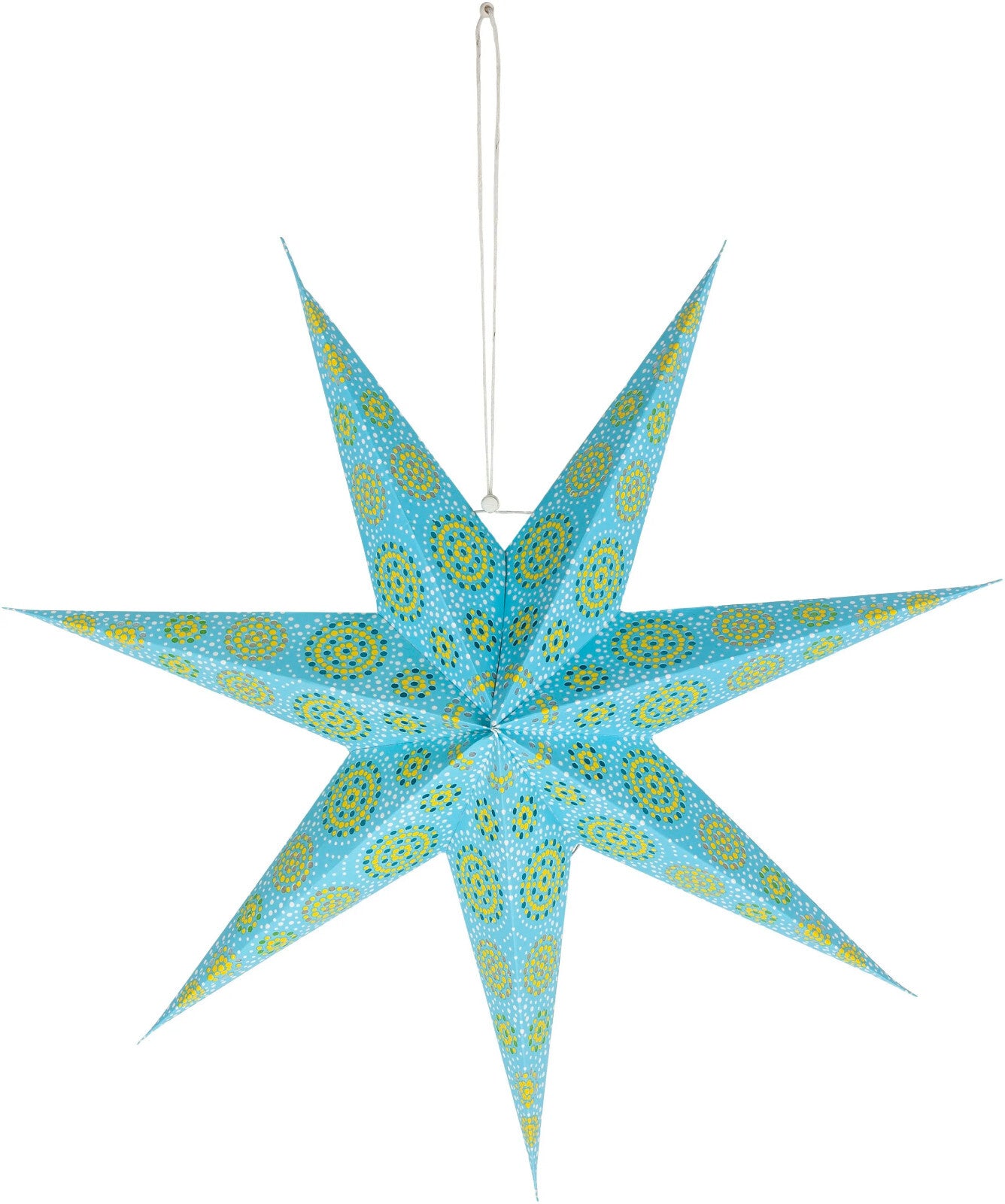 LED-Stern "Turquoise Shine" 60cm