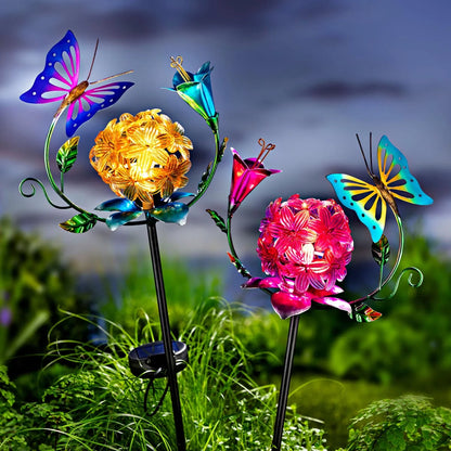 Solar-Gartenstecker "Spring Time" 2er-Set