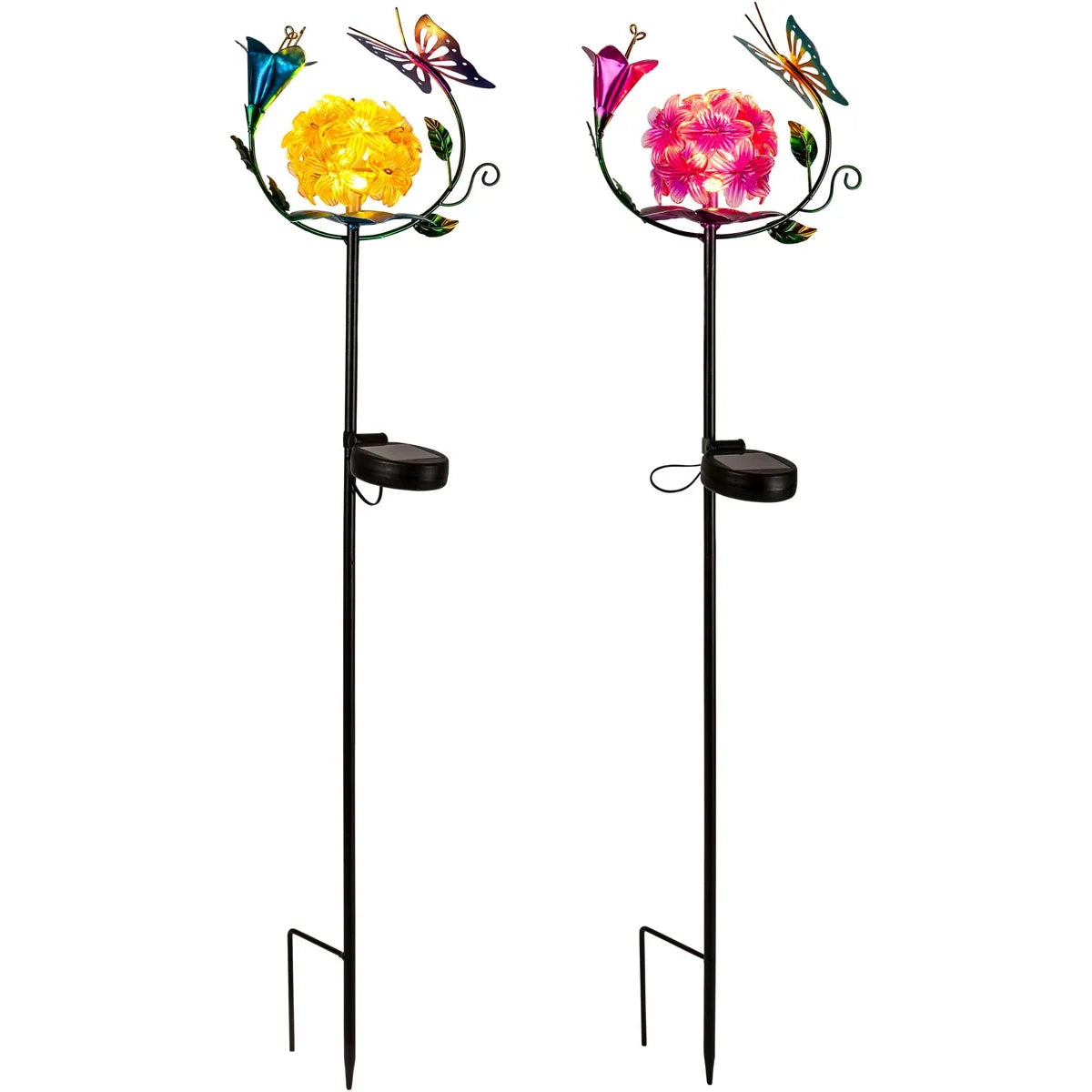 Solar-Gartenstecker "Spring Time" 2er-Set