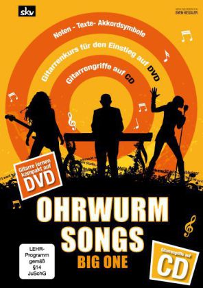 Ohrwurm Songs - Big One, für Gitarre, m. Audio-CD u. DVD (Sven Kessler)