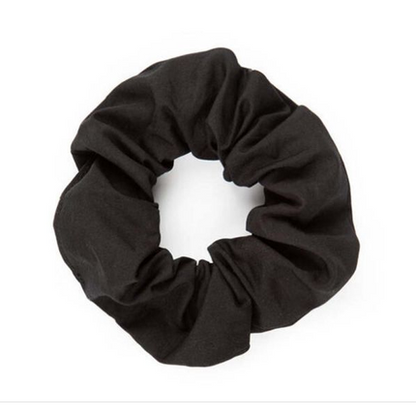 Fairtye Scrunchie SCHWARZ Bio-Baumwolle, 1 Stück