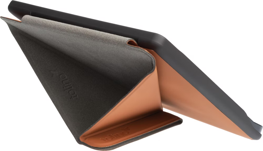 tolino vision 5, Schutztasche mit Origami Standfunktion (Farbe:cognac)