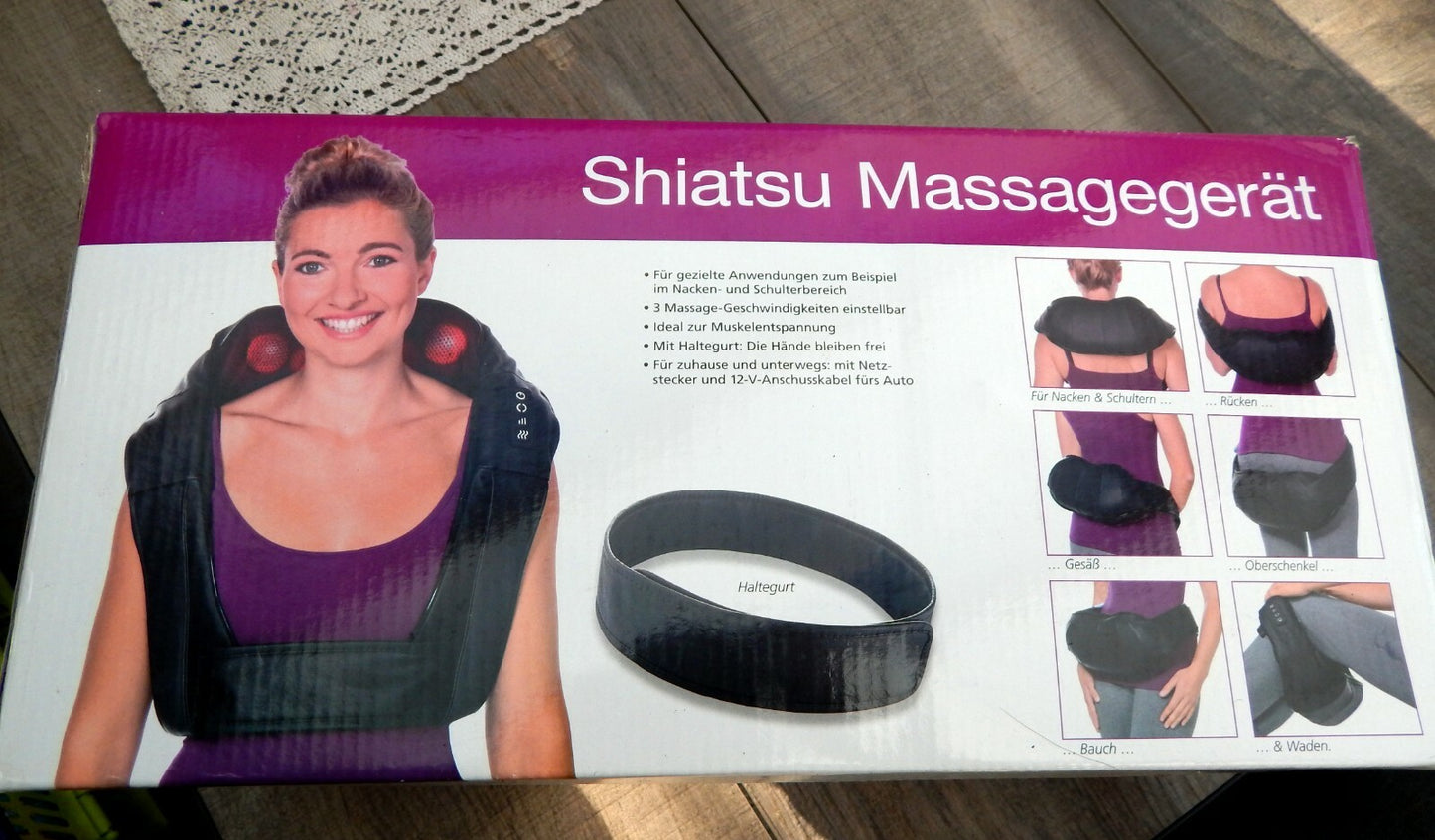 Shiatsu Massagegerät mit Wärmefunktion