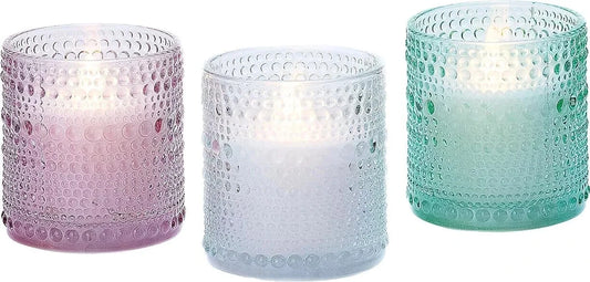 LED-Kerzen im Glas "Orient" 3er-Set