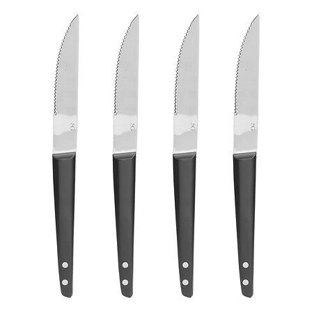 Steakmesser-Set "Elegance" (4-teilig, schwarz)