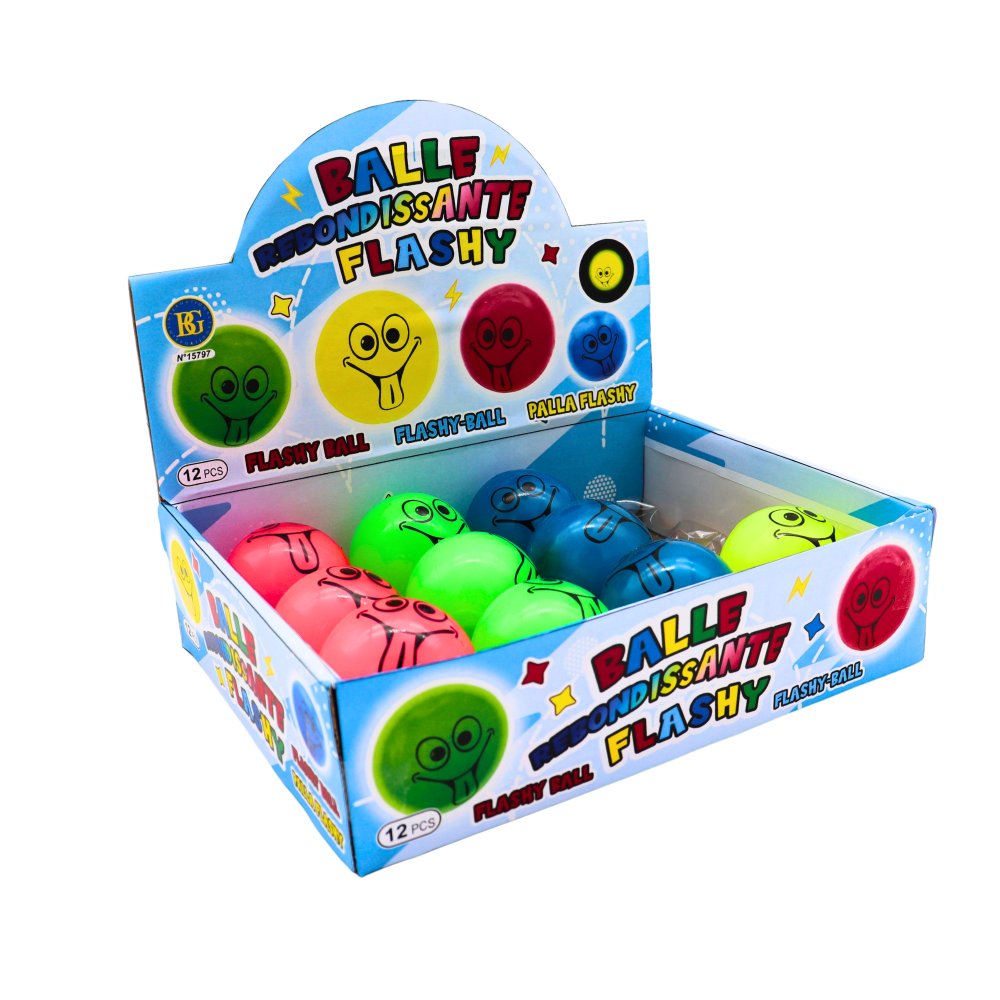 Leuchtball "Flashy" mit Gesicht (Ø 55 mm)