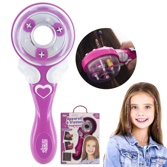 Zopfgerät "Copa Cabana" für Kinder, rosa