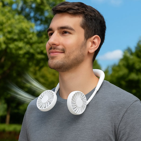 Mini-Nackenventilator "Keep Cool" mit 3 Stufen