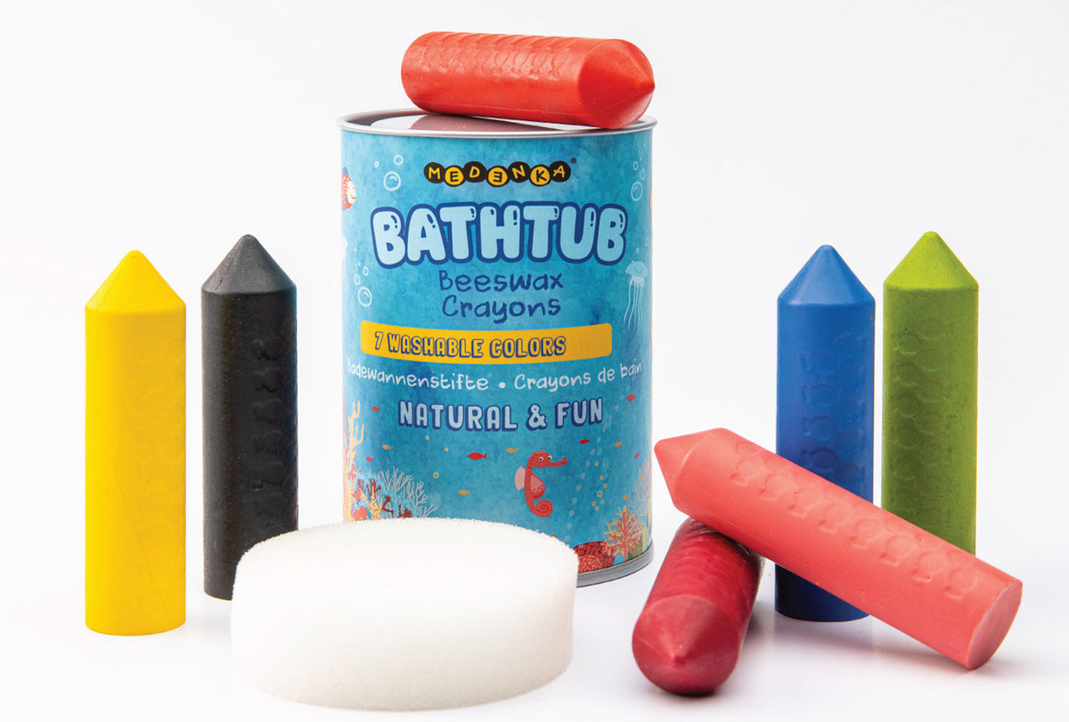 Medenka Badewannenstifte "Bathtub" aus Bienenwachs