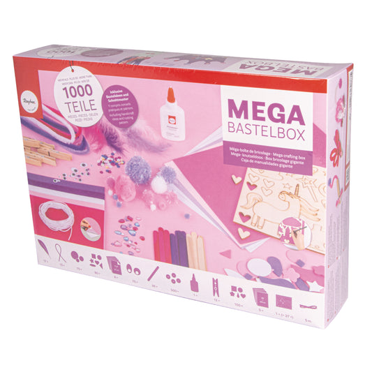 Rayher Mega-Bastelbox "Unicorn" (1000 Teile)