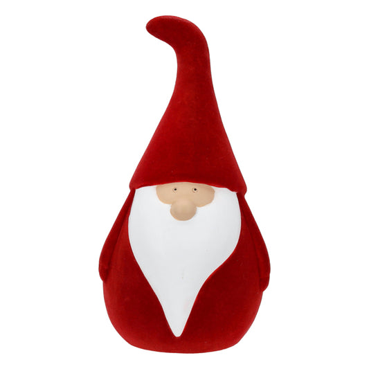 Weihnachtswichtel "Natale" aus Samt (rot)
