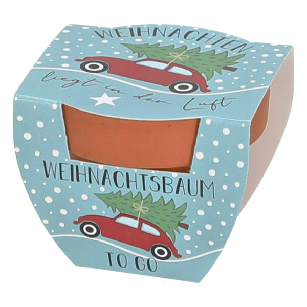 Mini-Tontopf Anzuchtset Tannenbaum "Weihnachten liegt in der Luft"