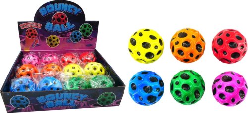 Bouncy Ball "Weltraum" (farblich assortiert, Ø 6 cm)