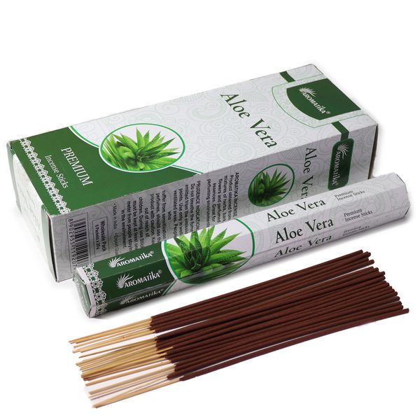Aromatika Hex-Räucherstäbchen "Aloe Vera"