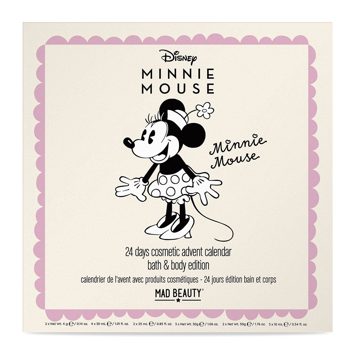 Disney Beauty-Adventskalender "Minnie Mouse" mit 24 Überraschungen