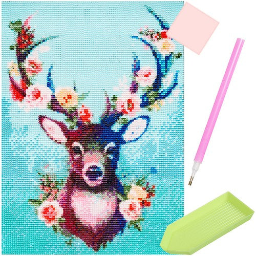 5D-Diamand Painting "Hirsch" (30 × 40 cm)