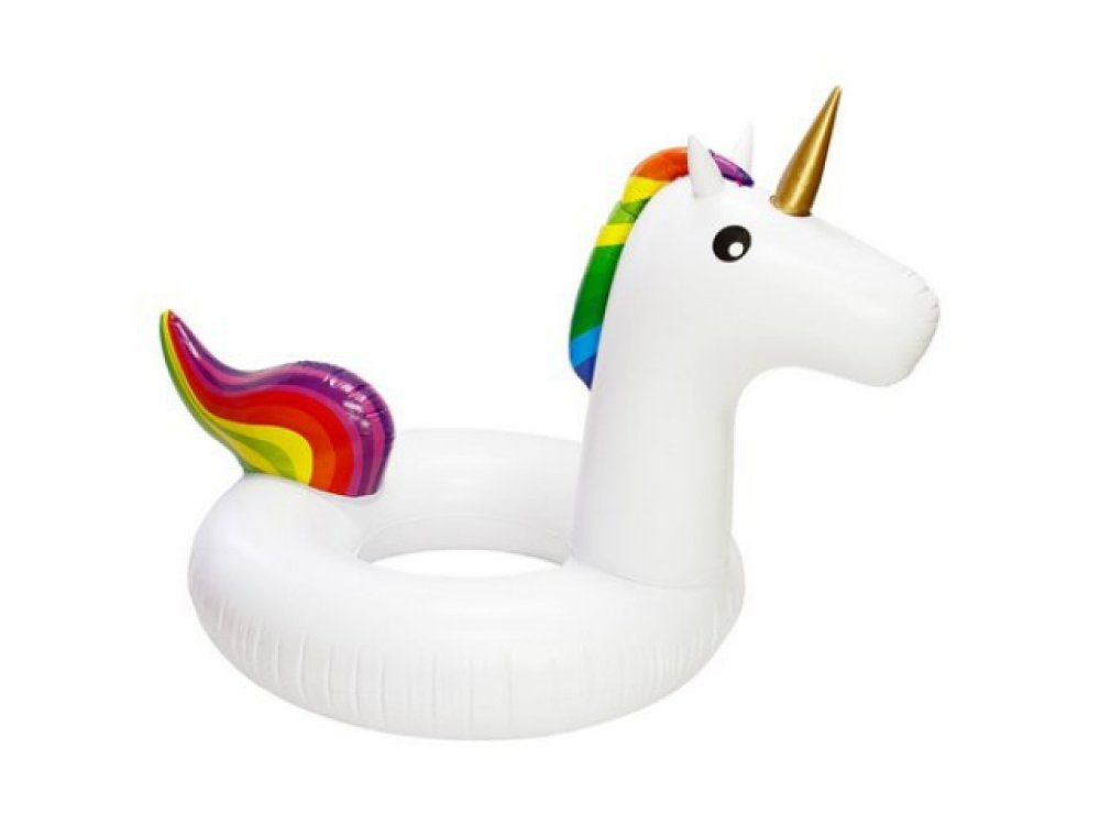 Aufblasbarer Schwimmring Einhorn, ca. 90 cm