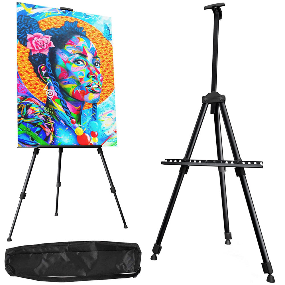 Aluminium-Staffelei mit Tragetasche (bis 160 cm)