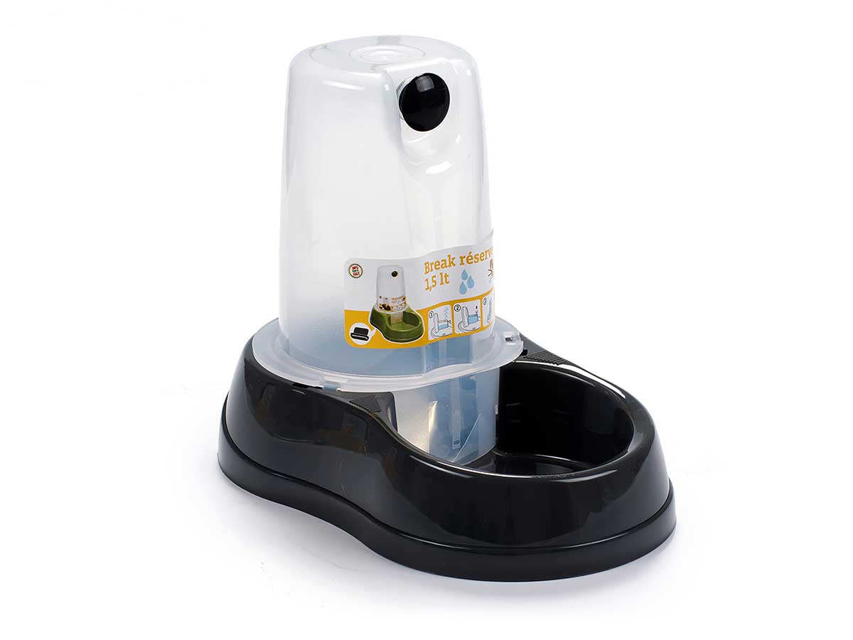 Trinkbrunnen für Haustiere (anthrazit, 1,5 l)