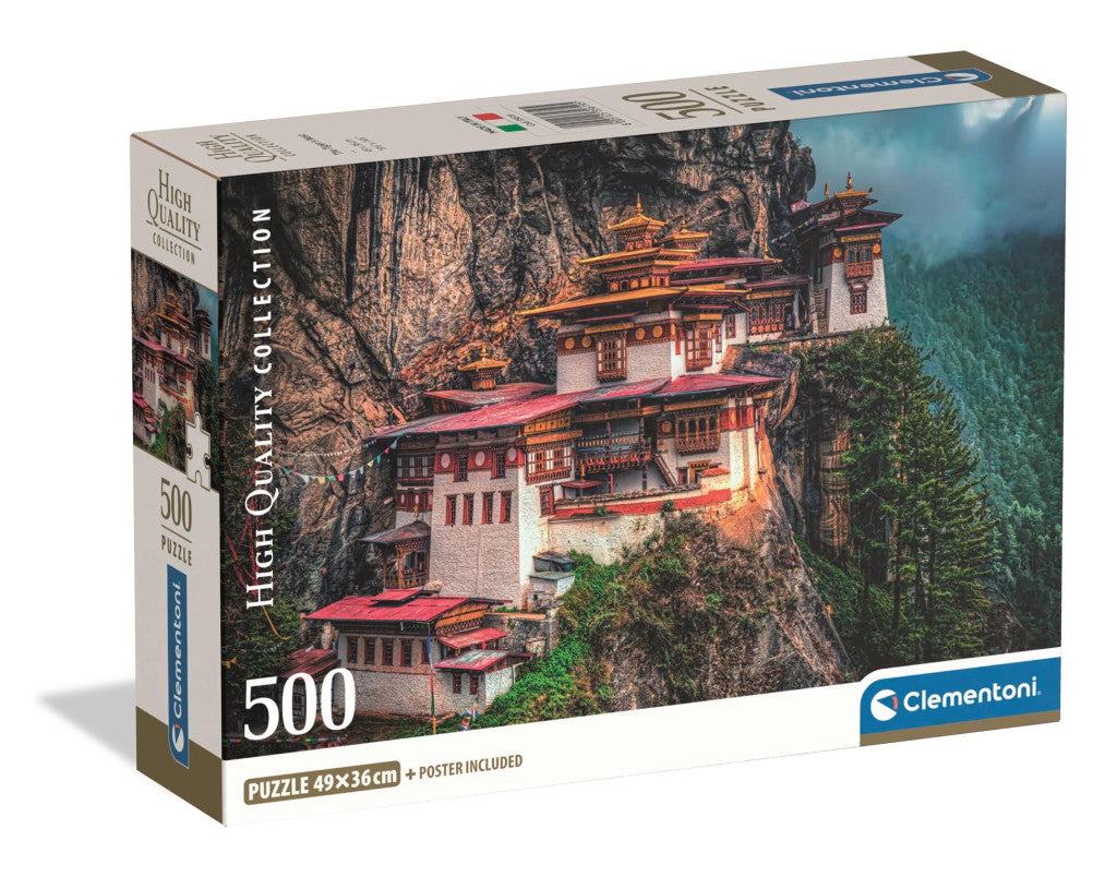 Clementoni Kompaktpuzzle "Kloster The Tiger's Nest" (500 Teile)