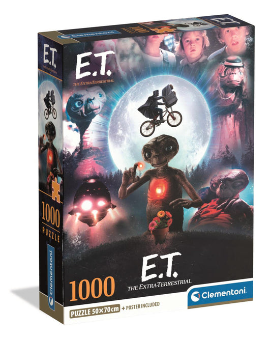 Clementoni Kompaktpuzzle "E.T. - Der Ausserirdische" (1000 Teile, mit Poster)