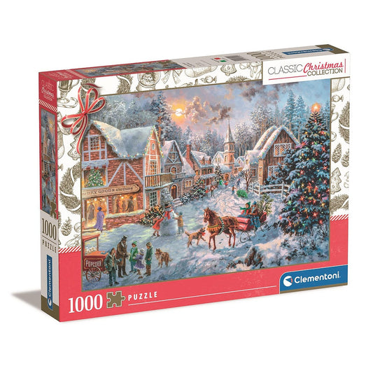 Clementoni Puzzle "Weihnachtsvorbereitungen" (1000 Teile)