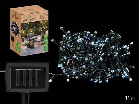 Solar-Lichterkette "Eisglanz" mit 240 LEDs (kaltweiss, 15 m)