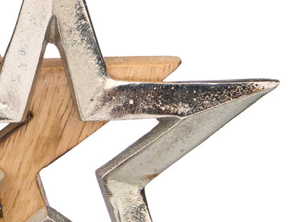 Deko-Aufsteller "Nova" aus Holz und Aluminium
