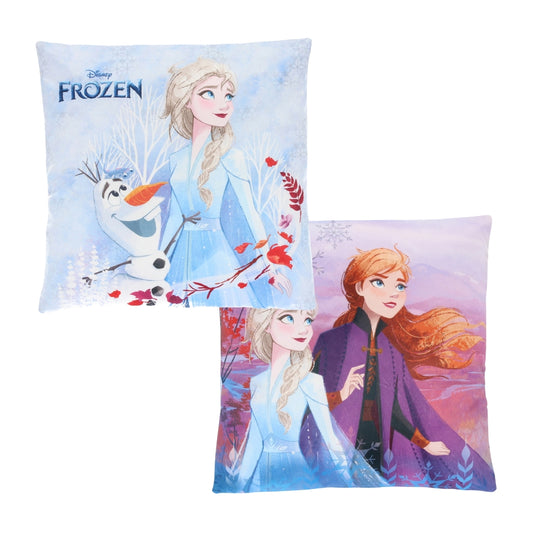 Kinderkissen "Frozen Family"mit Elsa, Anna und Olaf (38 × 38 cm)