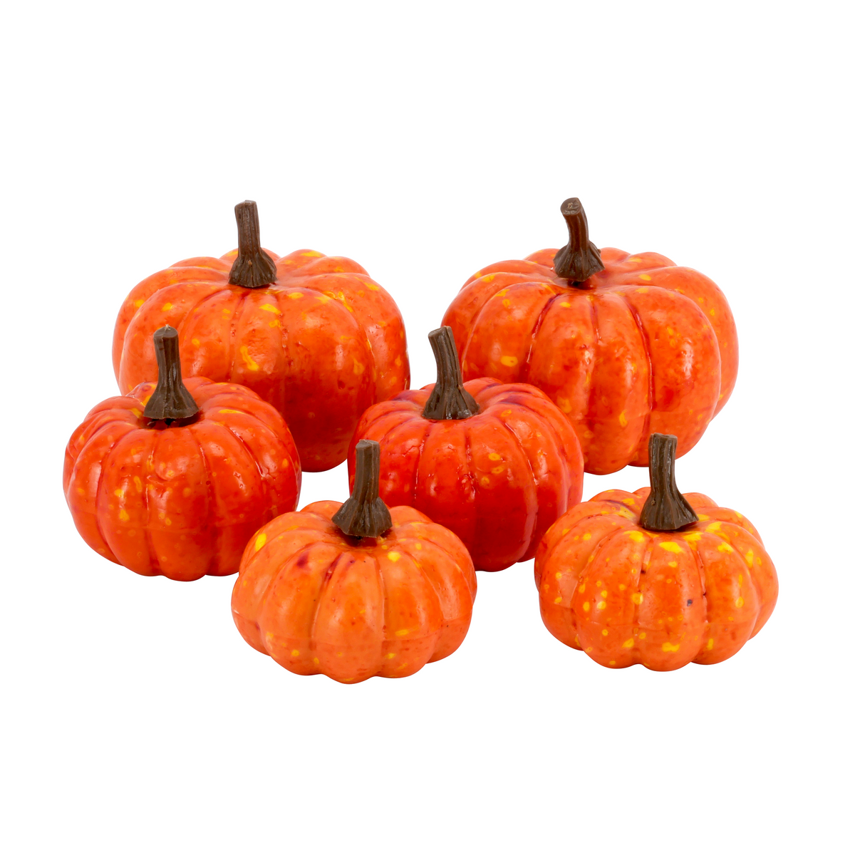 Deko-Kürbisse "Erntezauber" 5er-Set, orange