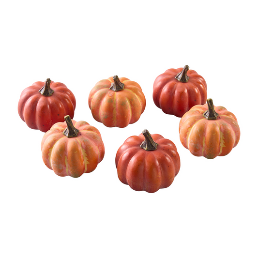 Deko-Kürbisse "Herbstzeit" 6er-Set