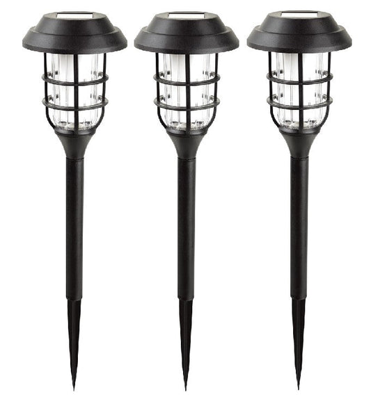 Solar-Gartenfackeln "Sirocco" 3er-Set