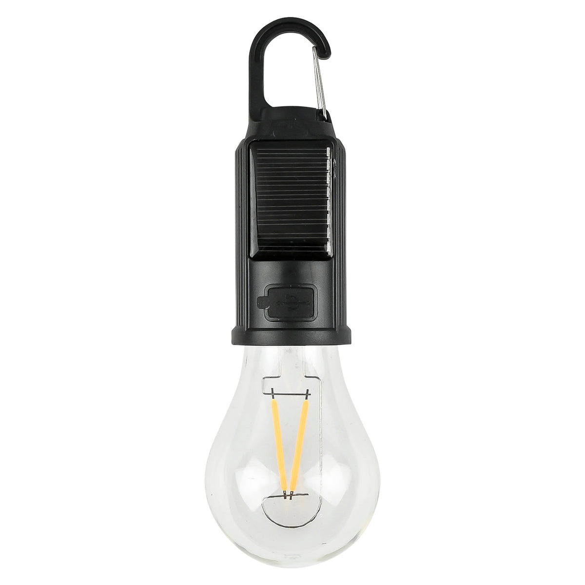 Solar-Campinglampe "Alva" mit Karabiner
