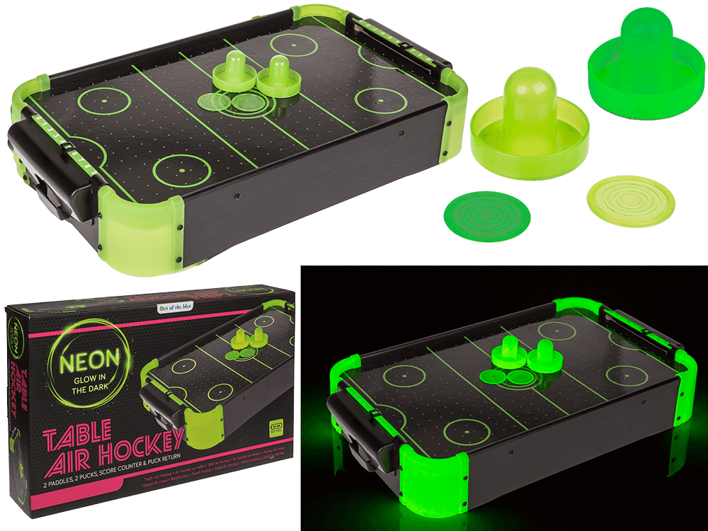 Tisch-Airhockey "Glow in the Dark"