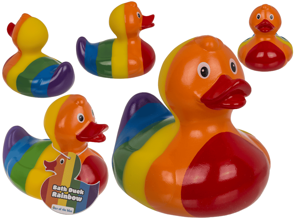 Regenbogen-Quietsche-Ente "Pride"