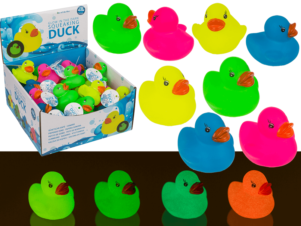 Mini-Quietsche-Ente "Glow in the Dark"
