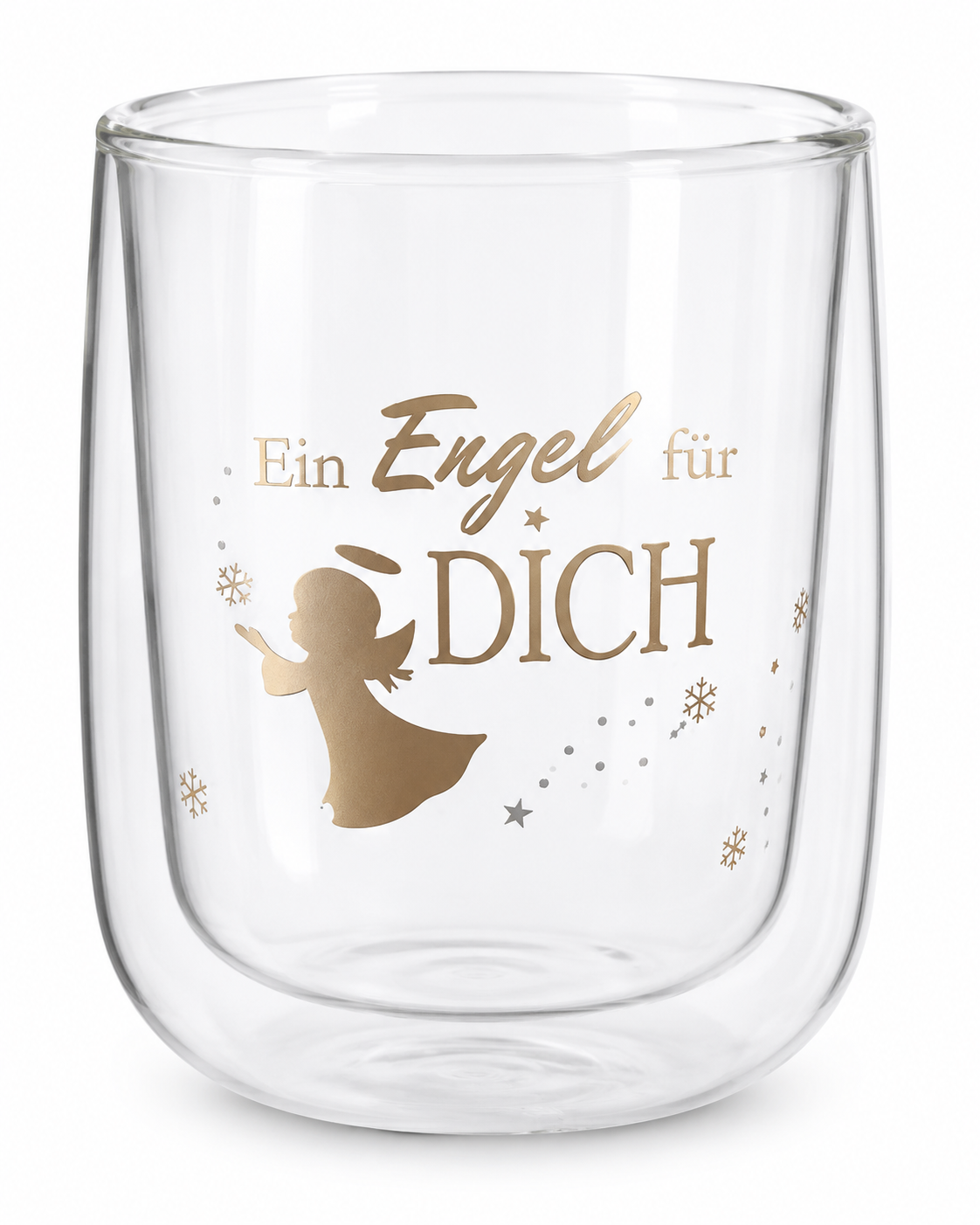 Doppelwandiges XXL Glas "Schutzengel"