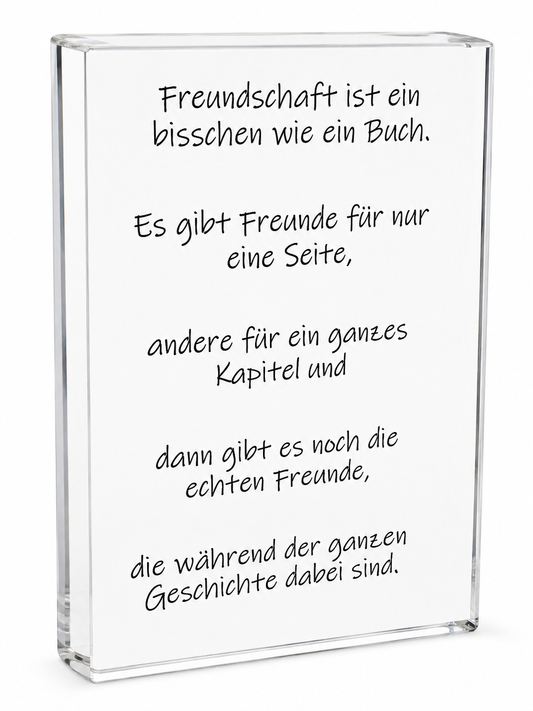 Buchvase "Freundschaft"