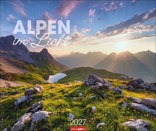 Alpen im Licht Kalender 2027 (46 x 55 cm)
