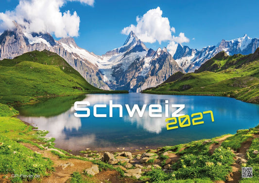 Schweiz Kalender 2027 (DIN A2, 42 x 59.4 cm)