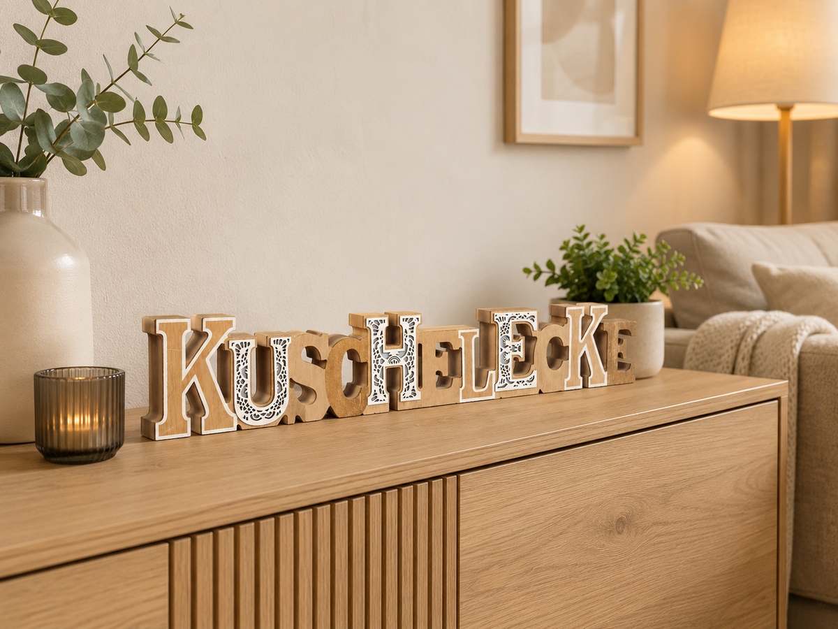 LED-Schriftzug "Kuschelecke"