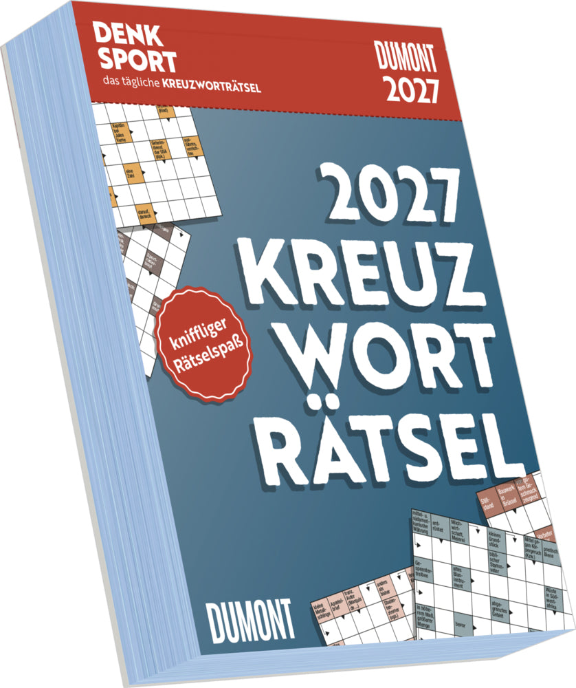 Kreuzworträtsel - Tagesabreisskalender 2027 (15 x 11 cm)